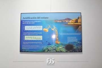  Telde da acogida a la exposición sobre los efectos del cambio climático en Canarias/TA.